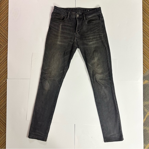 American Eagle Outfitters Men's Distressed Black Skinny Jeans, 32 - Picture 8 of 8